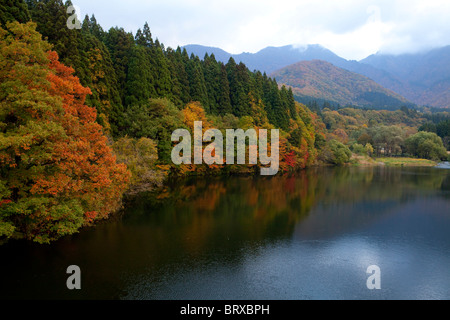 See Daigenta-Ko im Herbst Stockfoto