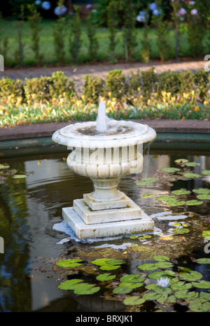 Brunnen am Quinta Bela Vista - Madeira Stockfoto