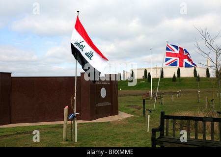 Basra Memorial Wall National Memorial Arboretum Alrewas Staffordshire UK Stockfoto