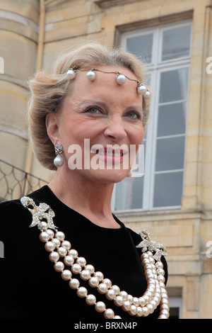 HISTORISCHE REKONSTRUKTION, SCHLOSS D'ANET, FRANKREICH Stockfoto