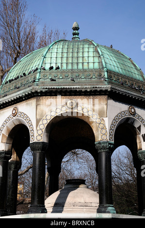 Blaue Moschee außen Sultan Ahmed Moschee Istanbul Türkei kunstvoll verzierten Kuppeln gewölbte Kunst Struktur acrhitectural Stockfoto