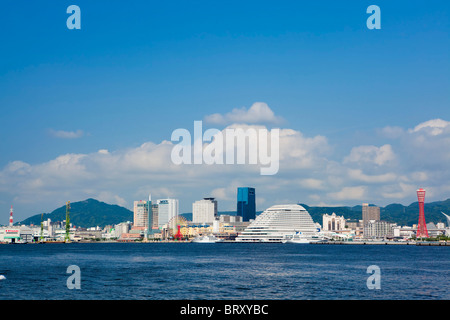 Kobe Port von Kobe, Hyogo Präfektur, Honshu, Japan Stockfoto