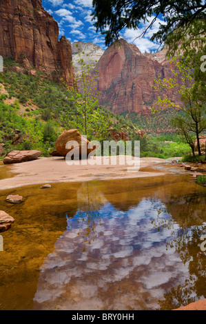 Emerald Pools in Zion Nationalpark Stockfoto