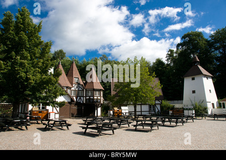 Die Geschichten von Astrid Lindgren ist in den Themenpark Astrid Lindgrens World in Vimmerby Schweden vorgestellt. Stockfoto