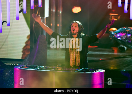 Bob Sinclar Show, X-Factor 2010 Stockfoto