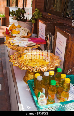 Wat Intrawihan in Bangkok Stockfoto