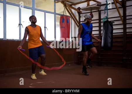 Frauen Box-Team Sierra Leone Westafrika Stockfoto