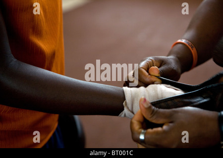 Frauen Box-Team Sierra Leone Westafrika Stockfoto