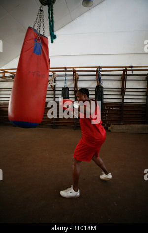 Frauen Box-Team Sierra Leone Westafrika Stockfoto