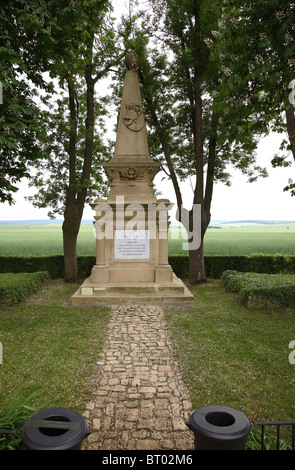 Ehrenmal für die gefallenen preußischen Soldaten, Vionville, Frankreich Stockfoto