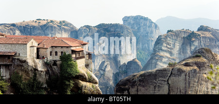 Meteora, Griechenland. Moni Varlaam Kloster Stockfoto