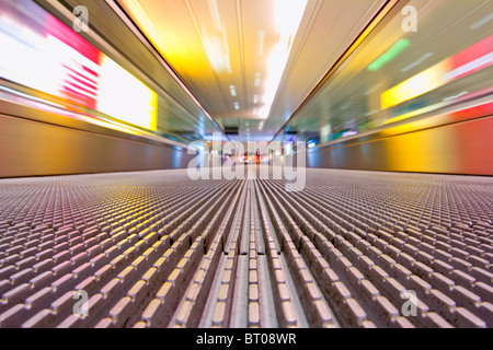 Rolltreppe Start-und Landebahn Stockfoto