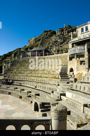 Das Minack Open-Air-Theater. Stockfoto