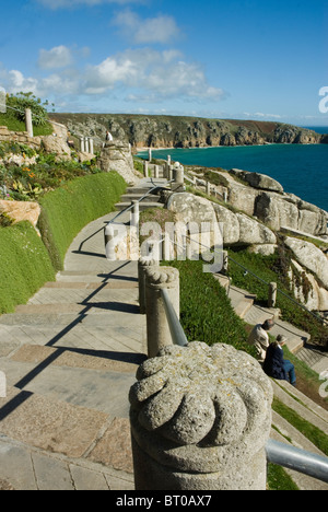 Das Minack Open-Air-Theater. Stockfoto