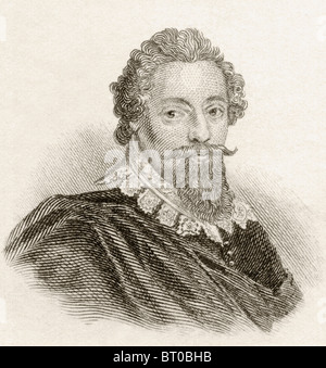 Francis Beaumont, 1584, 1616. Dramatiker in der englischen Renaissance-Theater. Stockfoto