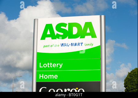 ASDA Logo Zeichen Wal * Mart-Lotterie-Home Stockfoto