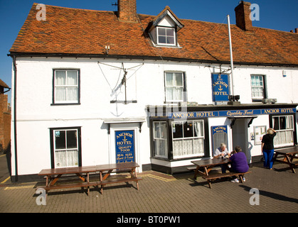 Anker Hotel Burnham auf Crouch Essex England Stockfoto