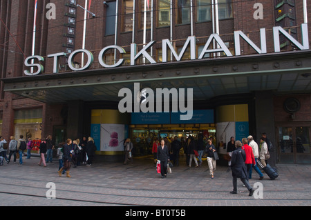 Stockmann Kaufhaus Haupteingang Aleksanterinkatu Helsinki Finnland Mitteleuropa Stockfoto