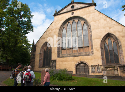 Joybergman die Kirche mit dem Grab des berühmten Hund Bobby, Edinburgh, Schottland. Stockfoto