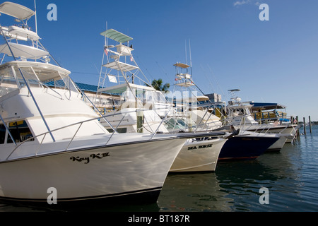 Sportfischen Boote Whale Harbor, Islamorada, Florida Keys, Florida Stockfoto
