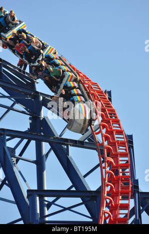 Die Big One Achterbahn auf Blackpool Pleasure beach Stockfoto