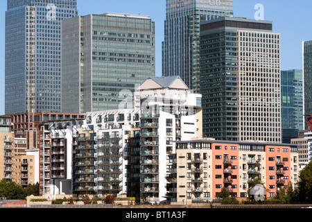 Isle of Dogs - Docklands - Tower Hamlets - London. Stockfoto