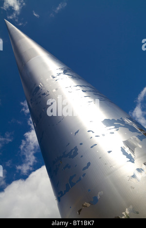 Der Turm ist das höchste Kunstwerk der Welt befindet sich im Zentrum von Dublin, Irland. Stockfoto