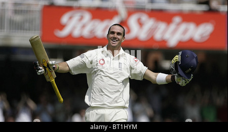 Englischer Cricketspieler Kevin Pietersen. Bild von James Boardman. Stockfoto