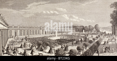 Le Grand Trianon, Versailles, Frankreich im 18. Jahrhundert. Stockfoto