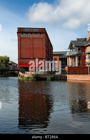 Schloss Wharf Waterfront Entwicklung Nottingham England uk Stockfoto