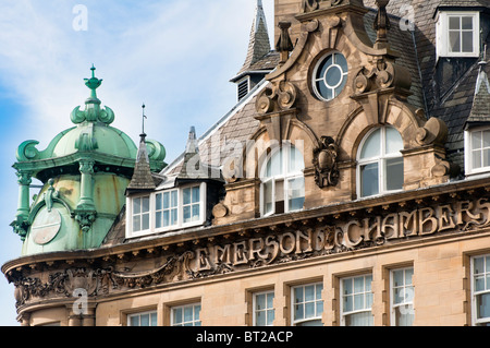 Emerson Kammern, eine Klasse zwei denkmalgeschützte Gebäude des Barock Stil im Zentrum von Newcastle-upon-Tyne, England. Stockfoto