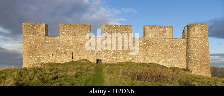 Hume Schloss - restaurierten alten Hügel obere Befestigung Vorfahren Basis des Clans nach Hause Stockfoto