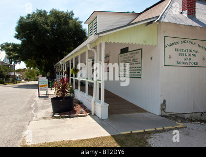 Das Begrüßungscenter Cassadaga spiritistischen Camp in Zentral-Florida-USA Stockfoto