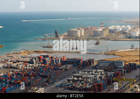 Land Spanien Mittelmeer Hafen Barcelona Stockfoto