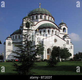 Serbien, Belgrad, Sveti Sava orthodoxe Kirche Stockfoto