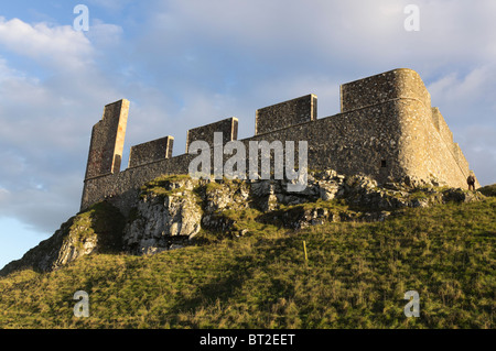 Hume Schloss - restaurierten alten Hügel obere Befestigung Vorfahren Basis des Clans nach Hause Stockfoto