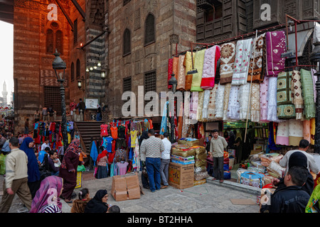 Khan al Khalili, Bazar in Kairo, Ägypten, Arabien, Afrika Stockfoto