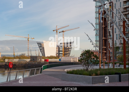 Titanic Signature Building im Bau Stockfoto