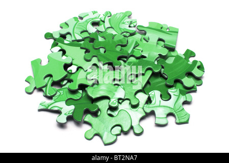 Jigsaw Puzzle-Teile Stockfoto