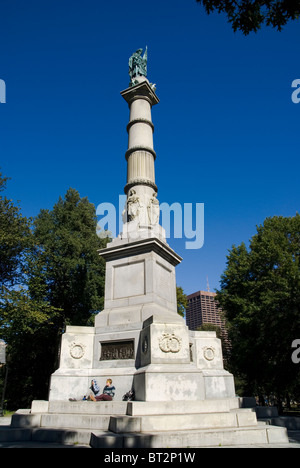 Soldiers' and Sailors' Monument, Boston Common Stockfoto