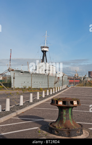 HMS Caroline, Belfast Stockfoto