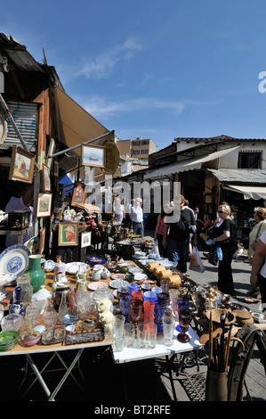 Flohmarkt in Monastiraki, Athen, Griechenland Stockfoto