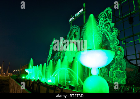 Venus reborn Tableau in Blackpool Illuminations entworfen von Laurence Llewelyn Bowen Stockfoto