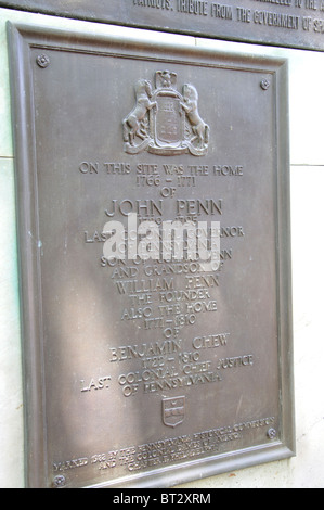 John Penn House, Philadelphia, Pennsylvania, USA Stockfoto