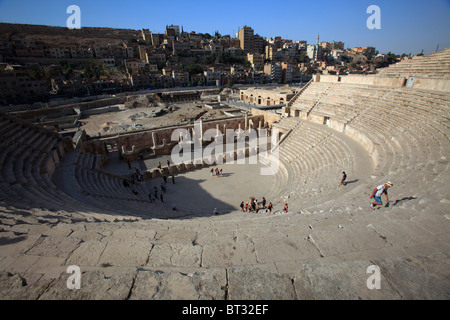 Das römische Theater in Amman, Jordanien Stockfoto