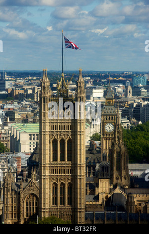 Blick auf den Palace of Westminster Millbank Tower entnommen Stockfoto