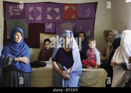 Vereinten Nationen Frauen Zuflucht in Mezar-i-Sharif-Afghanistan Stockfoto