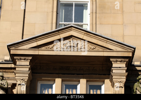 Leeds Post Office Park Lane Leeds Yorkshire Vereinigtes Königreich UK viktorianische Architektur zeigt Uhrturm unter Denkmalschutz Stockfoto