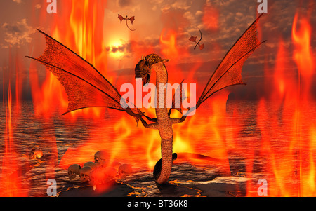 Die ursprüngliche Schlange Stockfoto