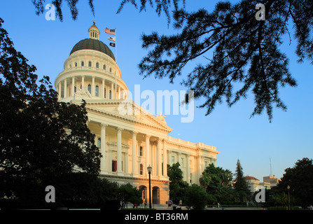 Das California State Capitol in Sacramento, Kalifornien Stockfoto